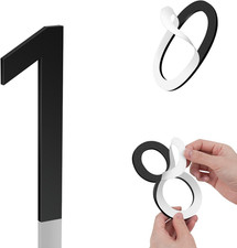 4 Inch House Numbers, Self-adhesive House Number Acrylic Modern House Numbers fo