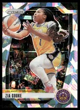 Zia Cooke 2024 Panini Prizm WNBA Ice Prizms #46 - Los Angeles Sparks