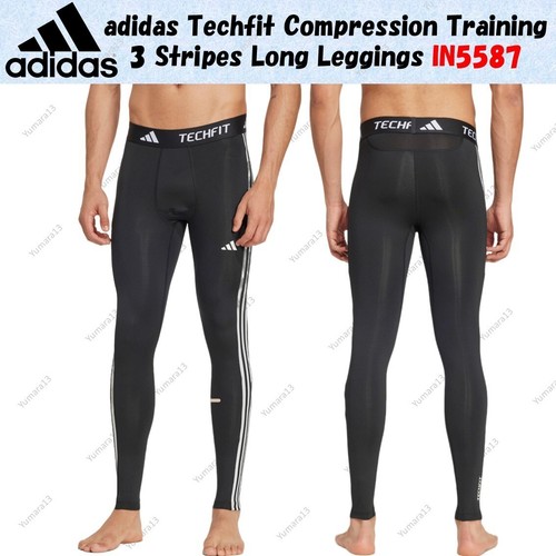 adidas Techfit Compression Training 3 Stripes Long Leggings IN5587 ...