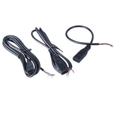 Multipurpose Type C Data Line USB C Power Cable with Solderable End Support Data