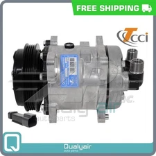 New Compressor for TCCI SD5H11 - 125mm 4 Groove Clutch 12V