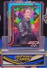 2025 Topps Chrome Formula 1 F1 George Russell #114 GP Winner Vegas Refractor