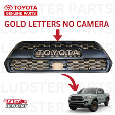 16-23 Toyota Tacoma Trail Edition Grille Black Wbronze Gold Letters Genuine Oem 16-23 Toyota Tacoma Trail Edition Grille Black Wbronze Gold Letters Genuine Oem
