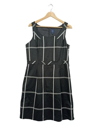 Gap Robe de Bureau Femme Grise Carreaux Classique (EU 42, INT XL) - Photo 1/4