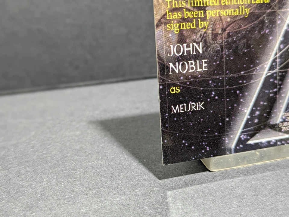 Stargate SG-1 Heroes Autograph Auto Card A114 John Noble as Meurik - Image 4 of 4