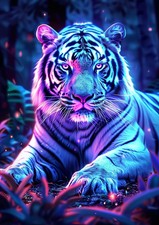 Tiger Animal Diamond Art Kit for Adults 12 x 16 Inch