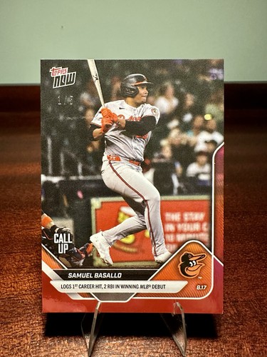 2025 Topps Now 566 Samuel Basallo