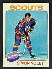 1975-76 Topps - Simon Nolet #220 Kansas City Scouts