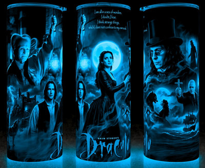 Glow in the Dark Bram Stokers Dracula - Keanu Reeves Vampire Cup Mug Tumbler