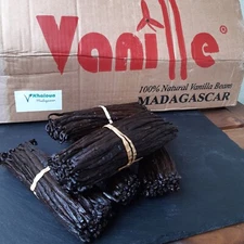 200g Bourbon Vanilla from Madagascar 13-16 cm Class A