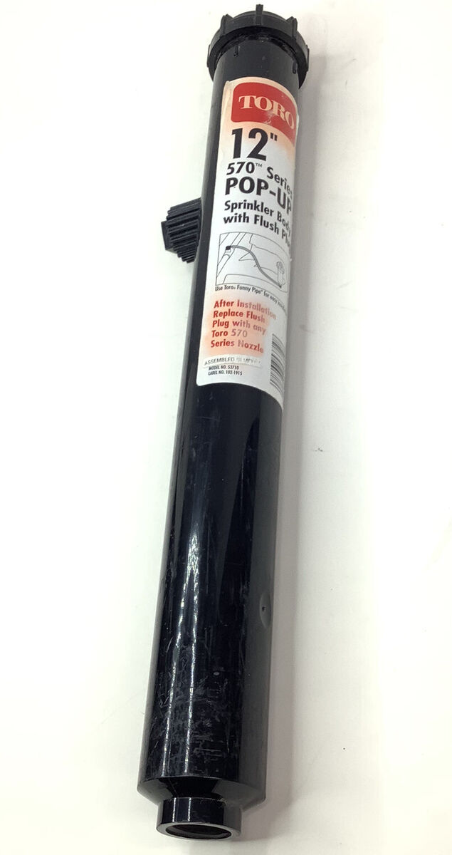 Toro 570 Series 3 in. H Adjustable Pop-Up Spray Head W/Flush Plug Toro 570 Series 3 in. H Adjustable Pop-Up Spray Head W/Flush Plug