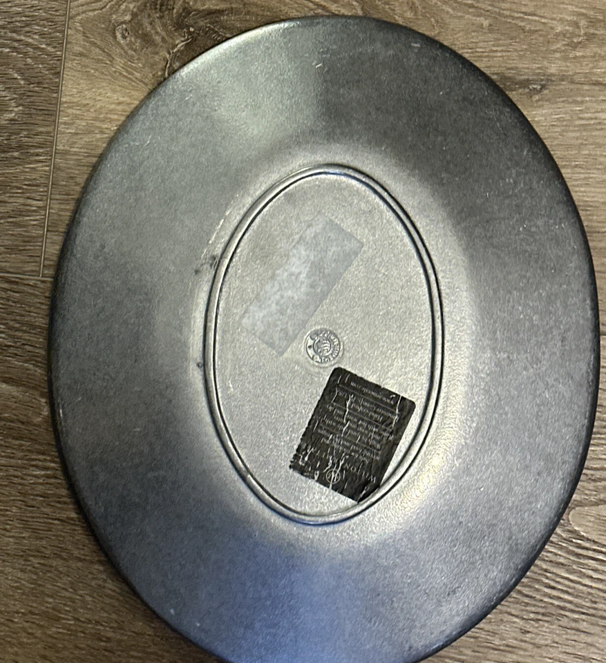 Wilton Armetale William And Mary Oval Serving Tray 14.5in x 12in D - Image 2 of 2