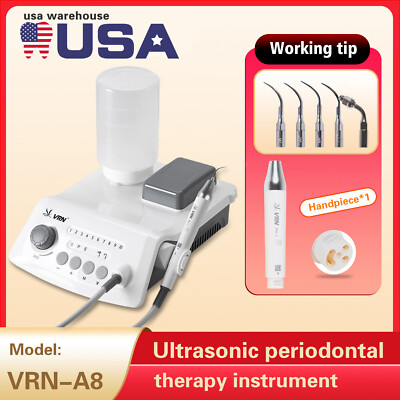 Dental Digital high-end Ultrasonic Scaler w/ LED Detachable Handpiece VRN-A8 po