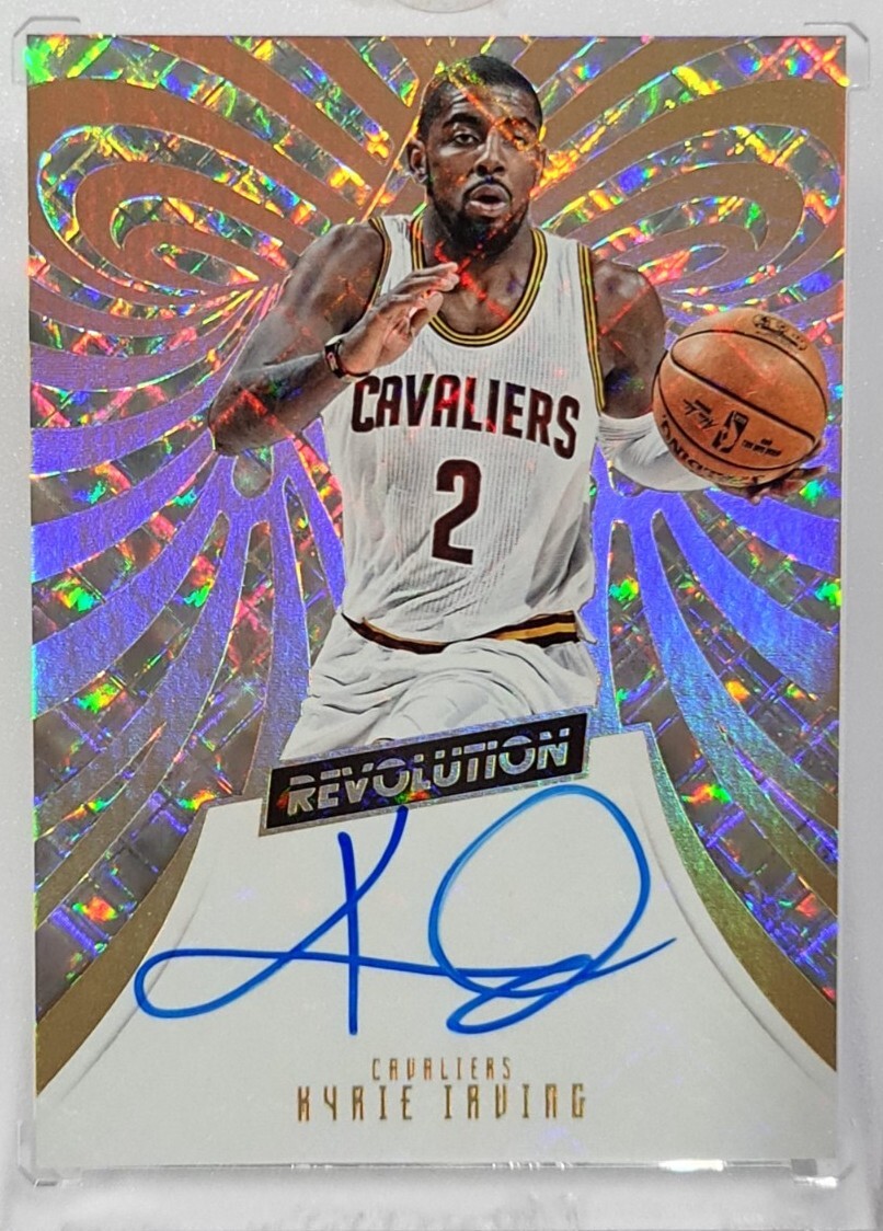 【サイン入り】2015-16 Panini Noir Kyrie Irving 2015-16 REVOLUTION KYRIE IRVING AUTO ON CARD CAVALIERS 1ST