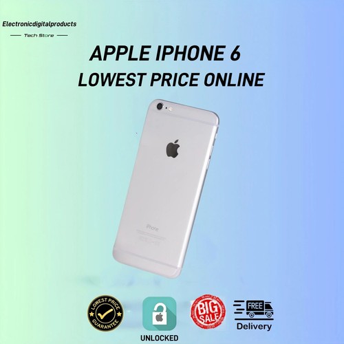 【Spot sale】Apple iPhone 6-64 GB- 4.7'' 1GB RAM FRONT 1.2MP BACK 8MP-Unlocked h4k