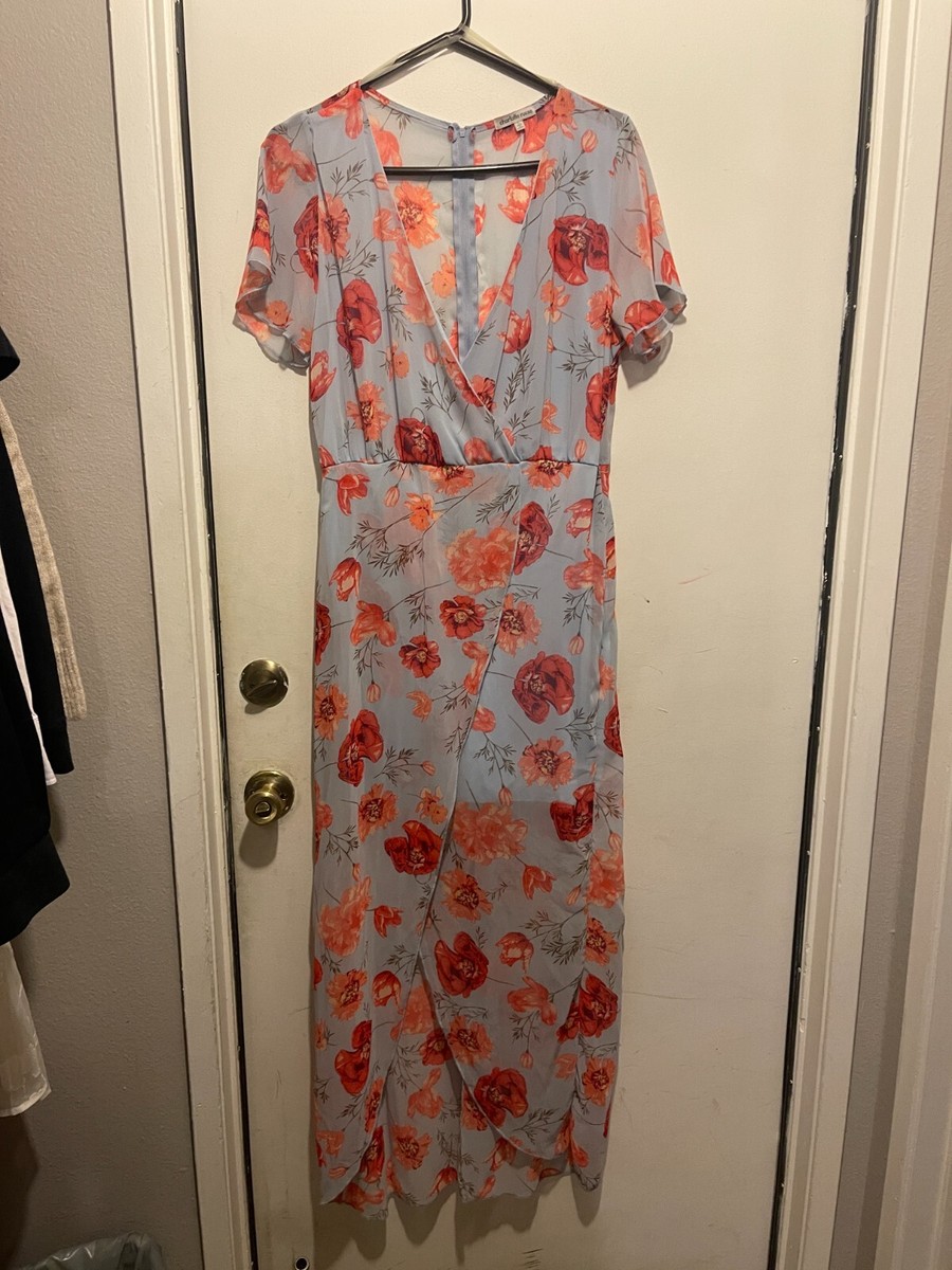 charlotte russe pink floral dress Womens Charlotte Russe Pink Floral Strapless Summer Dress Size Small