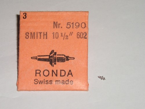 Axe De Balancier (Unruhwelle) Smith RG 214 (ht.356) - Compatible Ronda 2756, New Old Stock