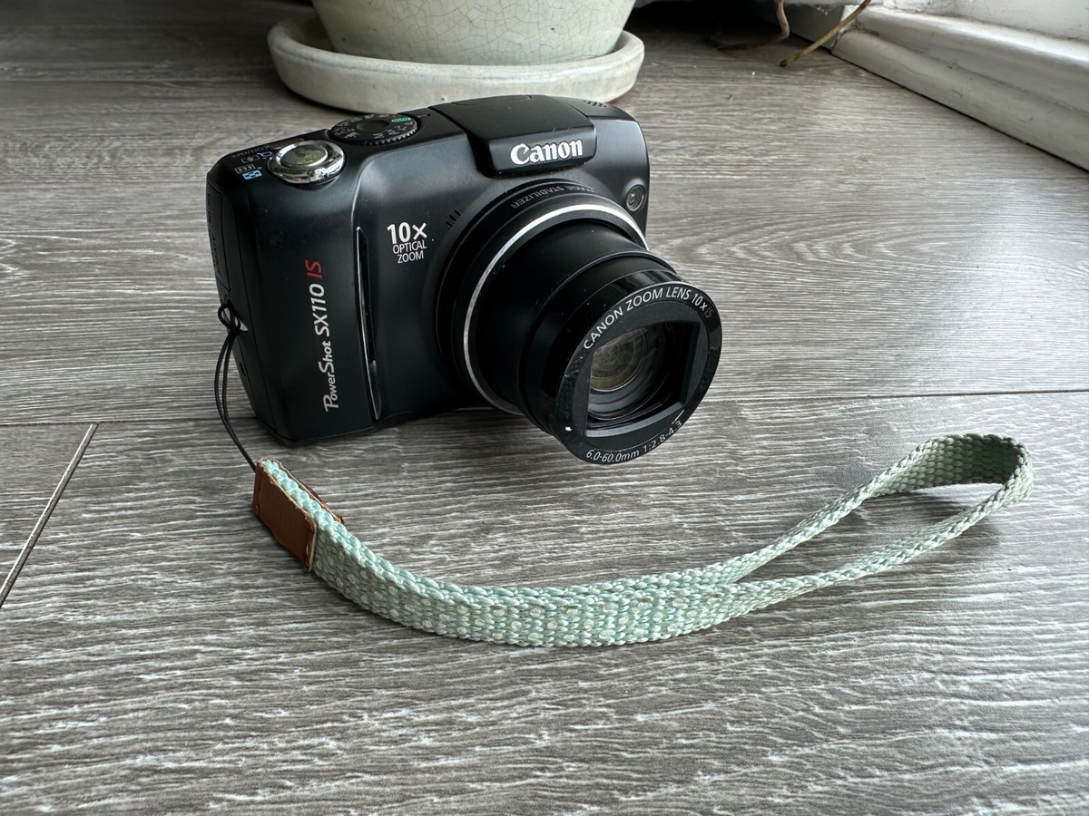 ꙮ Canon PowerShot SX 110IS Digital 9.0MP 10x Digital Camera Black