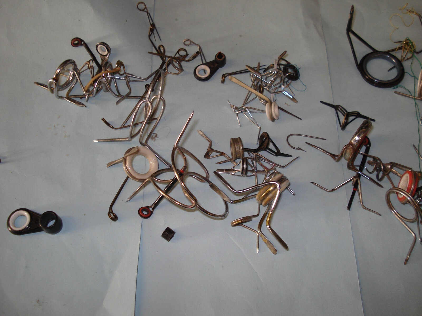 JOBLOT OLD FISHING ROD RINGS eBay