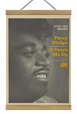 Percy Sledge "It Tears Me Up" Original Promo Ad, Mounted w/Magnetic Frame!