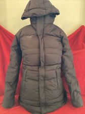 Wedze Decathlon Brown Winter Down/feather Filled Long Coat. Uk-small(8-10).vgc.