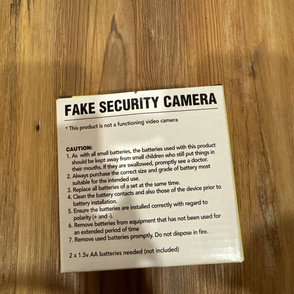 Dummy Camera Fake Security Dome Camera Flashing Red LED Light (26) - Image 3 of 4