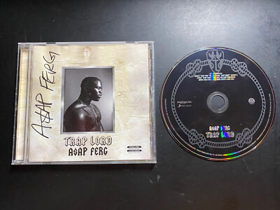 A$AP Ferg - Trap Lord CD SIGNED 2013 Trap Thug Rap Good Condition