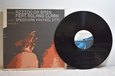 Azzido da Bass ft. Roland Clark. Speed. Clubtools. 12 Inch Maxi Vinyl.