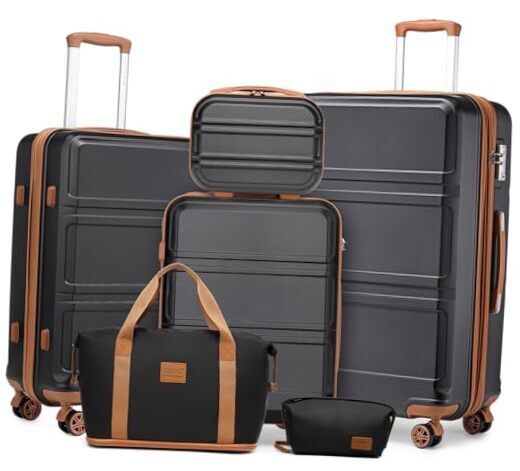 Suitcase Set 3 Piece Luggage 6-Piece set (DB/TB/12