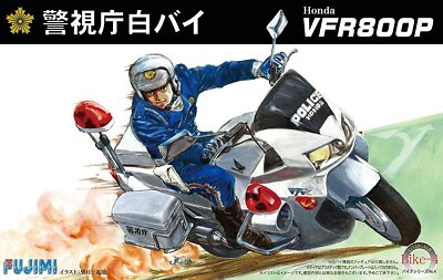 Fujimi 1/12 Scale Police [ 白バイ ] Honda VFR800P Bike Model