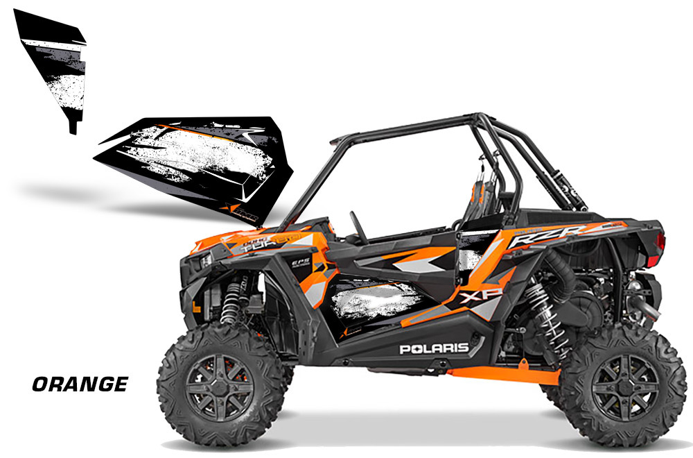 AMR Racing Graphic Wrap Kit Polaris RZR 1000 UTV OEM Door Inserts ...
