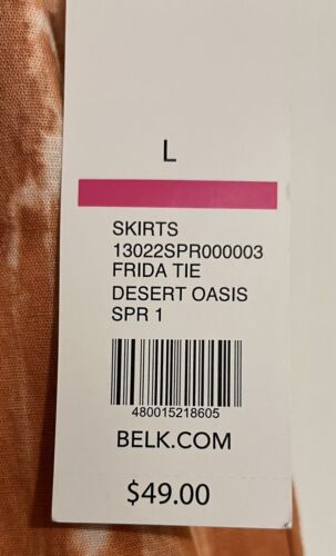 New Directions TieDie Skirt - Picture 3 of 5