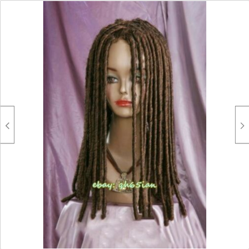 Fashion Dreadlock Style Wigs Long Curls Rolls Hair Drama Cosplay Party Wig - Picture 11 of 15