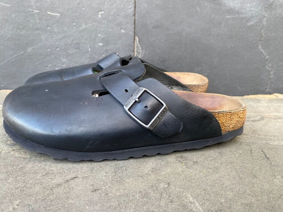 Birkenstock Boston Leather Clogs Black EU 37 | US 6-6.5 Birkenstock Boston Leather Clogs Black EU 37 | US 6-6.5