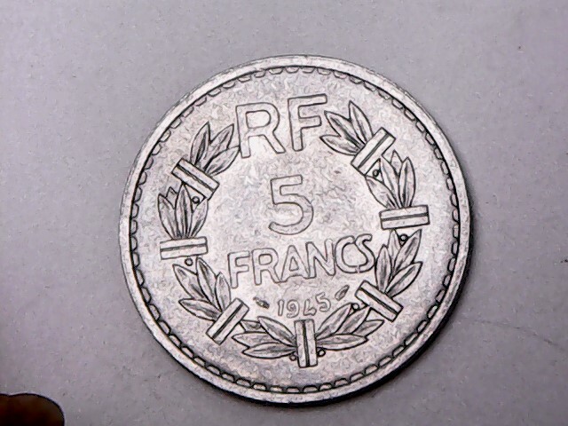 1945 France 5 Francs - UNC | eBay