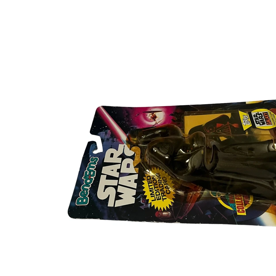 Star Wars Bend Ems Darth Vader 7 Inch Vintage Bendable Figure JusToys 1993 - Image 3 of 4