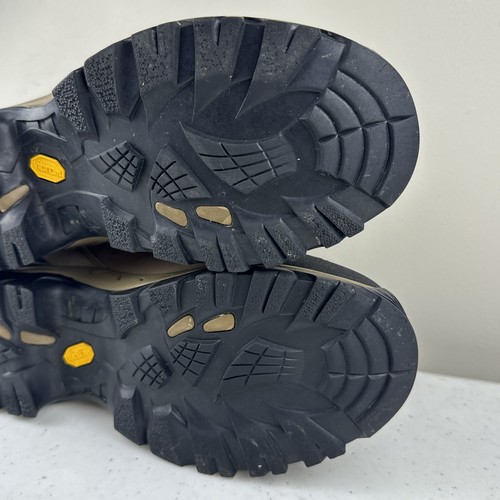 LL BEAN Women's Hiking Boots Tan Red Vibram Waterproof GoreTex Size 7.5 M *READ* - Picture 12 of 18