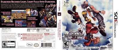 Kingdom Hearts 3D 3DS Box Case Cover Art Work Only | eBay