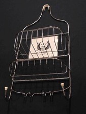 Chrome Shower Rack Organizer Shelf - Over the shower head