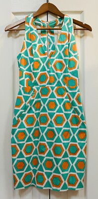 Rubber Ducky Productions Halter Turquoise Orange Stretch Dress Size Small | eBay Rubber Ducky Productions Halter Turquoise Orange Stretch Dress Size Small | eBay