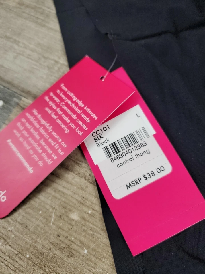 Commando Womens Solid Control Top Thong Panty Size L Large NEW NWT - Image 4 of 4