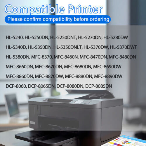 3PK TN650 Toner Nero + 1PK DR620 Unità Batteria per Brother DCP-8050DN DCP-8080DN - Foto 5 di 23