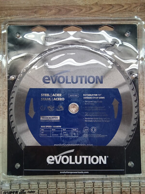 Evolution Power Tools Saw Blade Stainless-Steel 14 in. Dia x 66-Teeth