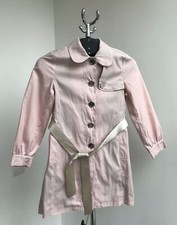 Burberry Girls Pink Trench Coat Jacket Size 10Y