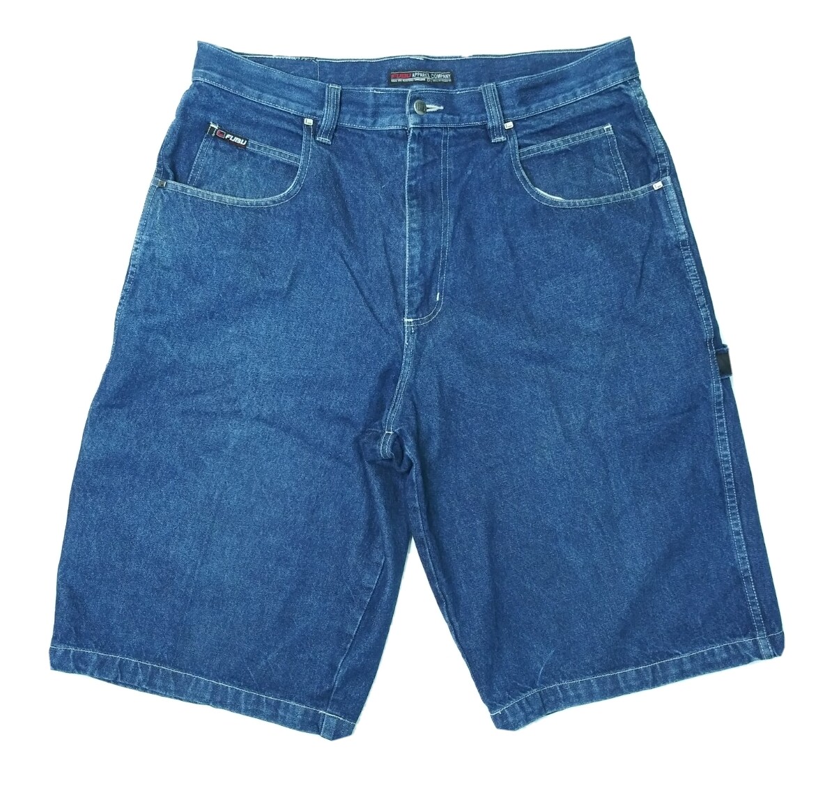 h*i様 SAPEur DENIM VINTAGE BASKET SHORTS Vtg Fubu The Collection 90s Hip Hop Men's Blue Denim