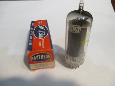 NOS Raytheon 5763 Audio Vacuum Tube - Tested strong