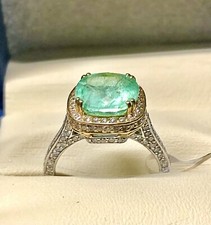 Certified Natural Neon Blue Paraiba Tourmaline 4.18ct Oval Faceted Cut In 18kt