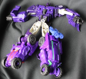 purple transformer toy