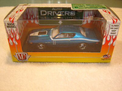 M2 Castline Drivers Series 10-13 Blue 1971 Dodge Charger R/T 426 HEMI New