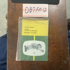 Manual de operador para cortador rotativo John Deere 205 Gyramor OM-W14863 NUEVO EN PAQUETE